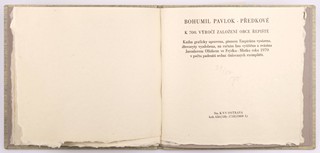 Bohumil Pavlok (1922-2002) Jaroslav Olšák (1914-1995)