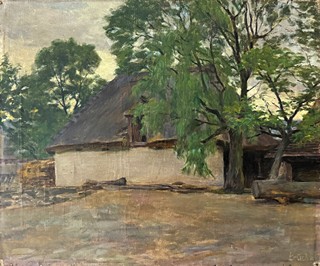 Otakar Průcha - Vesnické stavení