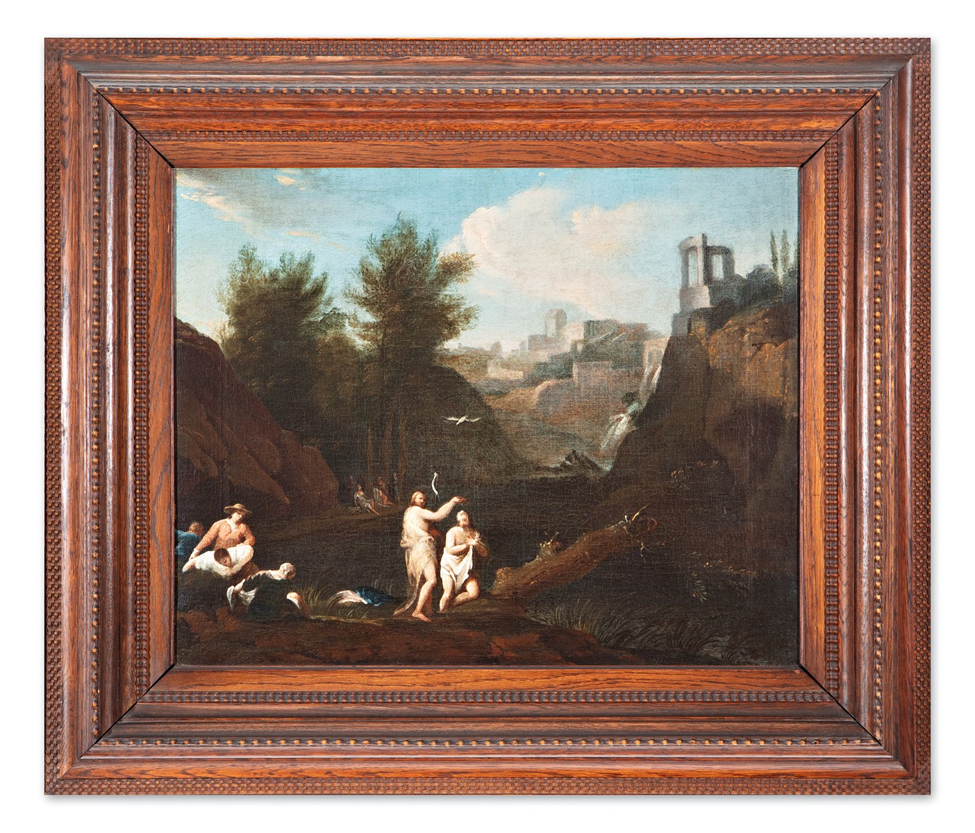 Holandský malíř 17. století - Jan Křtitel křtí Ježíše