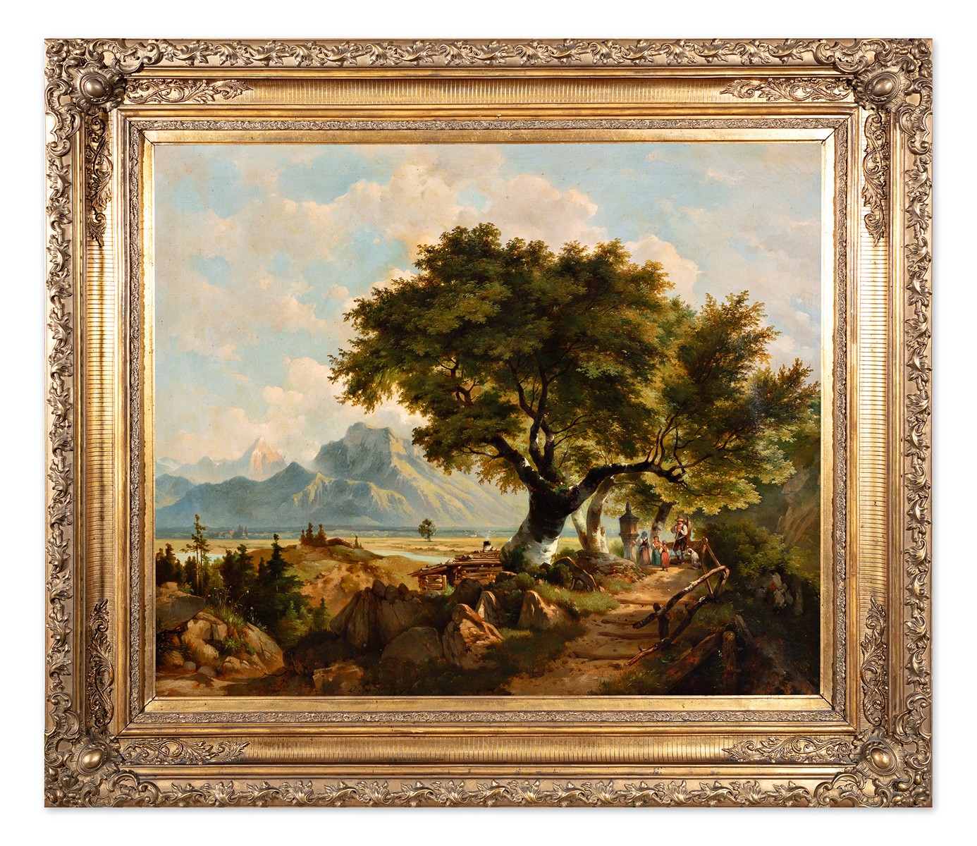 Dominik Schufried (1810 - 1877) - Romantická krajina