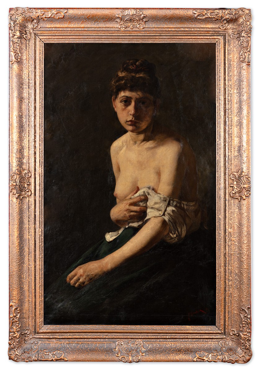 František Bohumil Doubek (1865 - 1952) - Dívčí půlakt