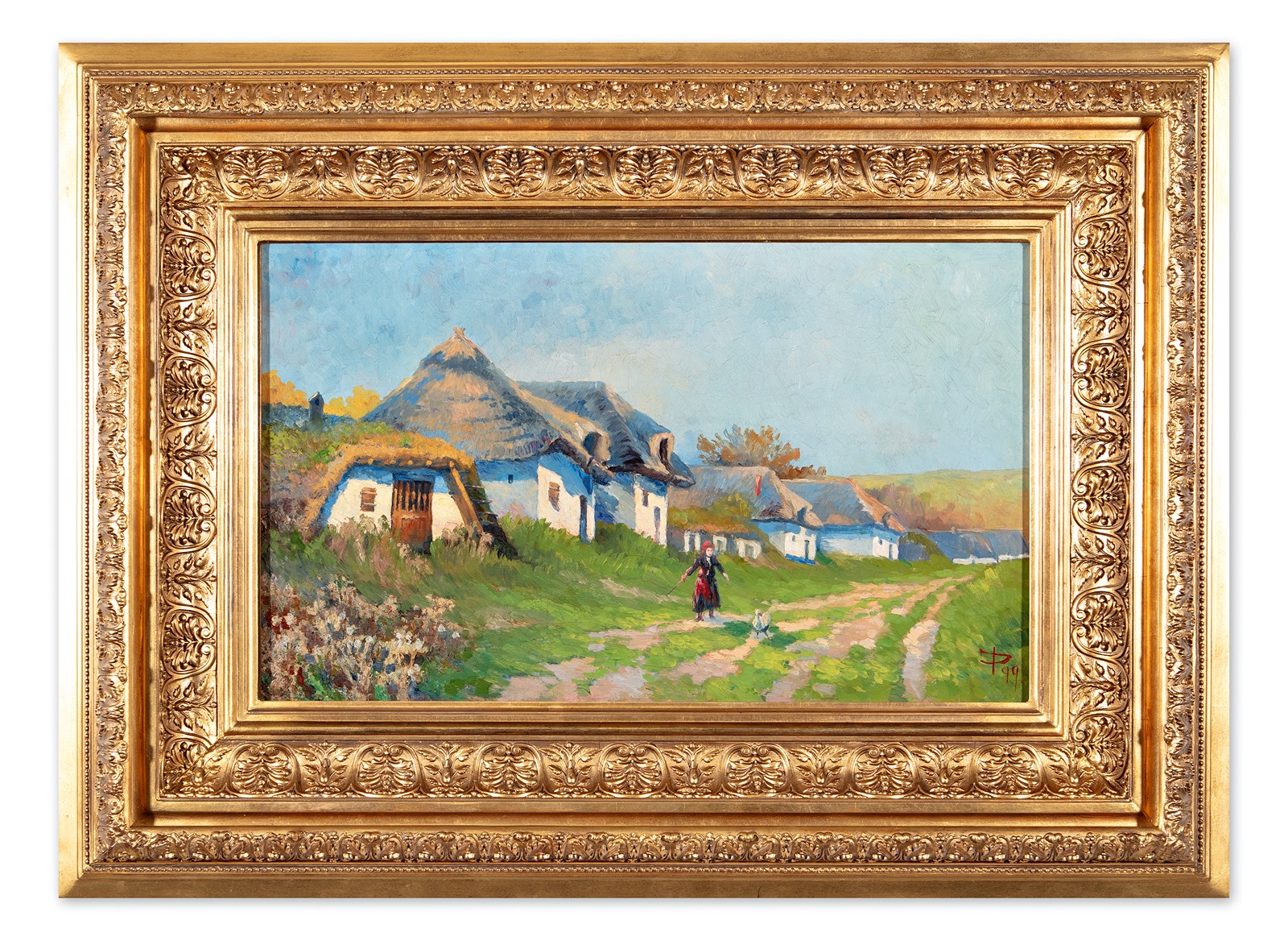 František Pečinka (1869 - 1917) - Motiv ze Slovácka