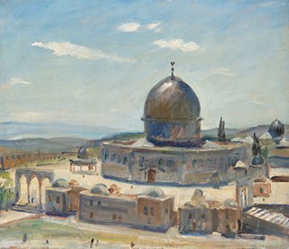 Salomon Salomonowitz (1902 - 1958) - Omarova mešita v Jeruzálemě