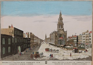 Balthasar Friedrich Leizel (1727 - 1802) - Dva pohledy na Londýn