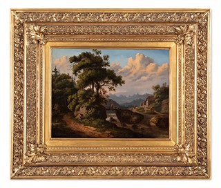 Adolf Kratochwil (1828 - 1876) - Alpská krajina