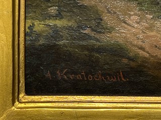 Adolf Kratochwil (1828 - 1876) - Alpská krajina