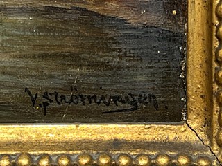 Vilém Ströminger (1845 - 1901) - Alpská krajina