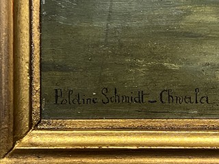 Leopoldine Chwala (1867 - 1947) - Jezero za měsíčního svitu