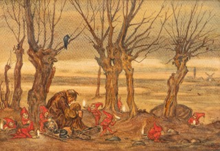 Hanuš Schwaiger (1854 - 1912) - Člověk je tu (publ. i pod dalšími názvy "Ejhle člověk! ", "Der Mensch ist da! ")