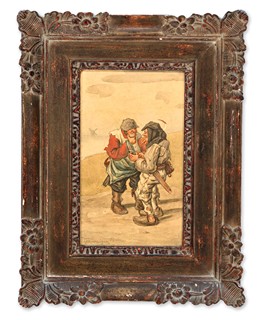 Hanuš Schwaiger (1854 - 1912) - Staří přátelé (První doušek) I. a II.