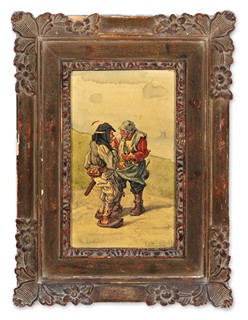 Hanuš Schwaiger (1854 - 1912) - Staří přátelé (První doušek) I. a II.