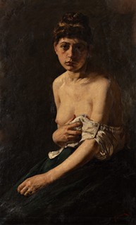František Bohumil Doubek (1865 - 1952) - Dívčí půlakt