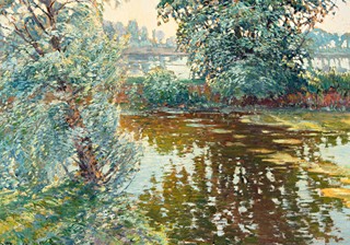 Václav Radimský (1867 - 1946) - Krajina s lekníny