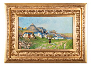 František Pečinka (1869 - 1917) - Motiv ze Slovácka