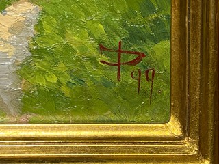 František Pečinka (1869 - 1917) - Motiv ze Slovácka