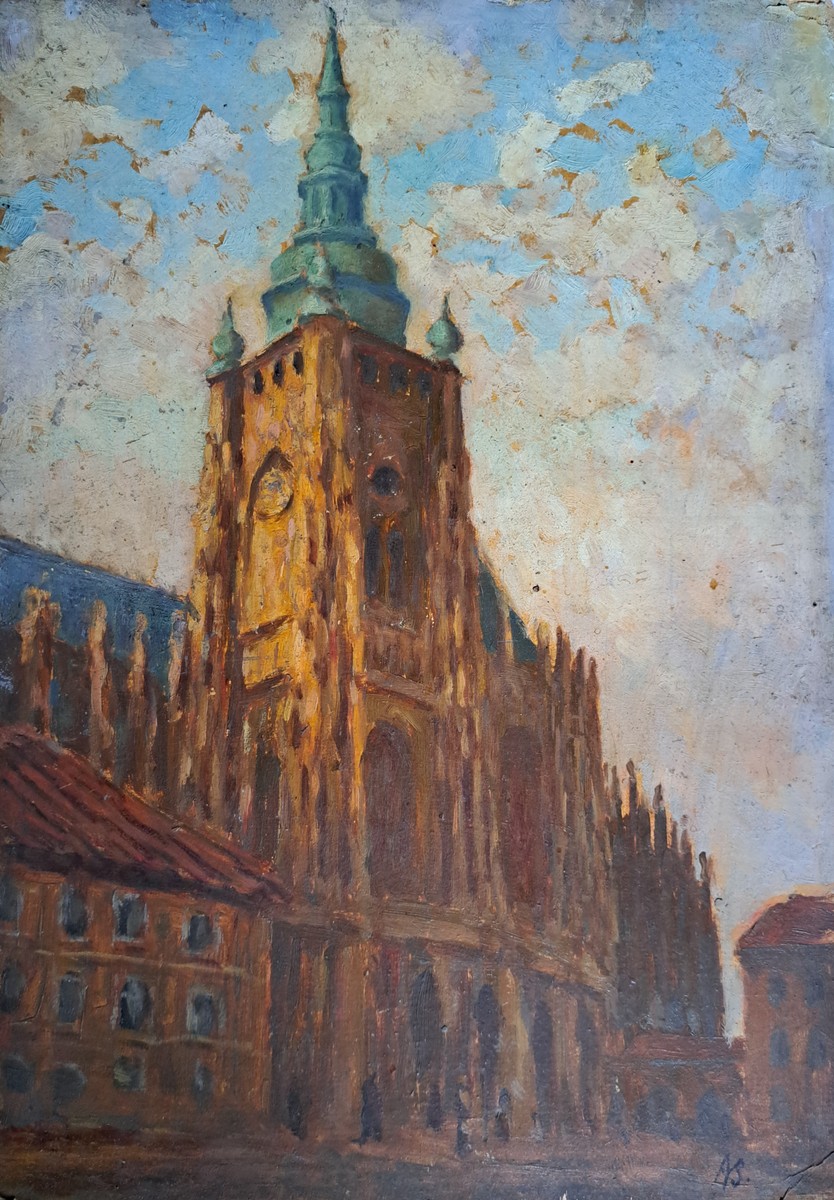 Antonín Slavíček (1870 - 1910) - Katedrála Sv. Víta v Praze