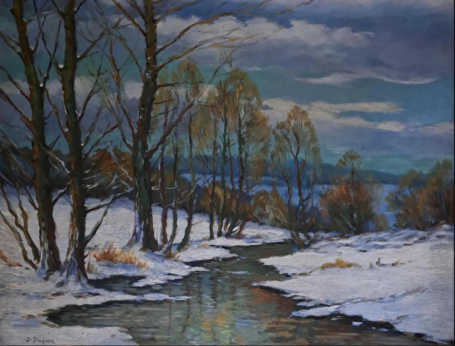 Oldřich Blažíček (1887 - 1953) - Zimní nálada