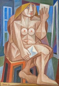 František Hora (1913 - 2004) - Dívka s dopisem