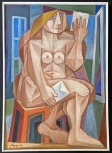 František Hora (1913 - 2004) - Dívka s dopisem