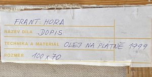 František Hora (1913 - 2004) - Dívka s dopisem
