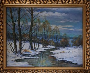 Oldřich Blažíček (1887 - 1953) - Zimní nálada