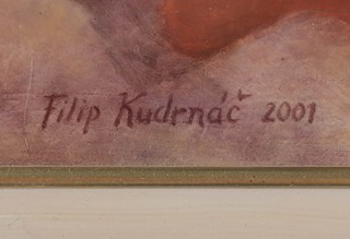 Filip Kudrnáč (1975) - Dívčí akt s mečíkem