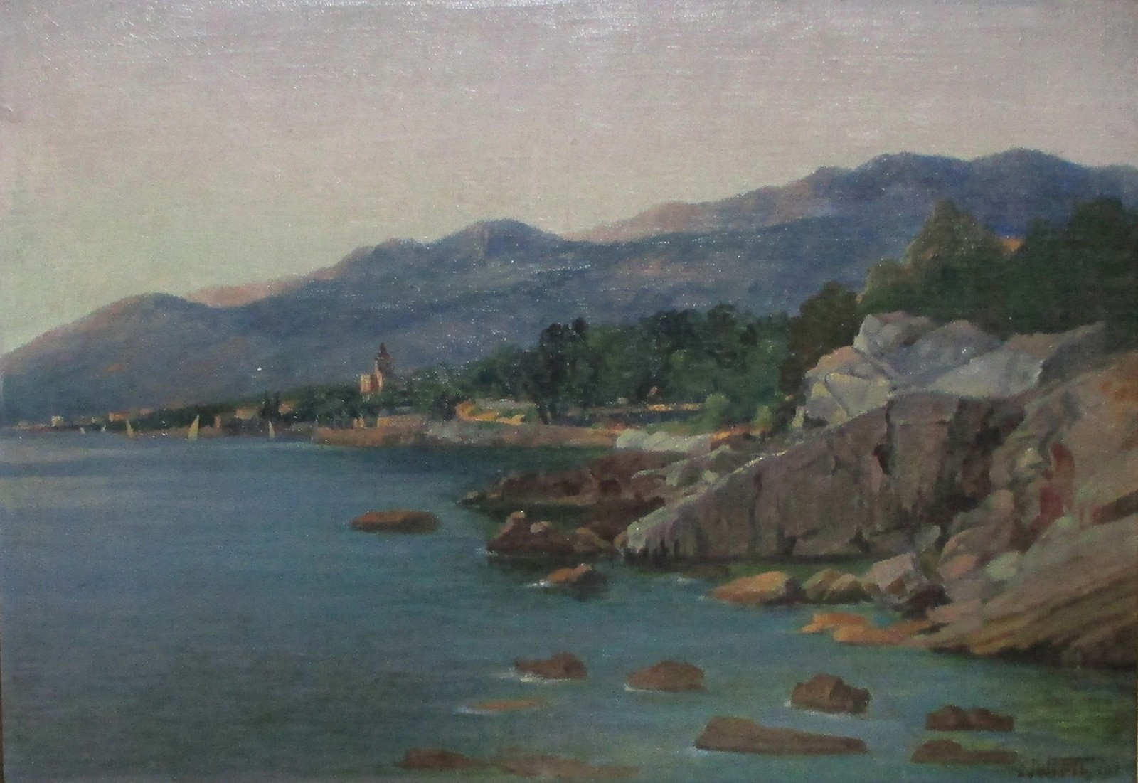 WIRTH Eduard (1870 – 1935) - Zátoka IKA u Lovrana