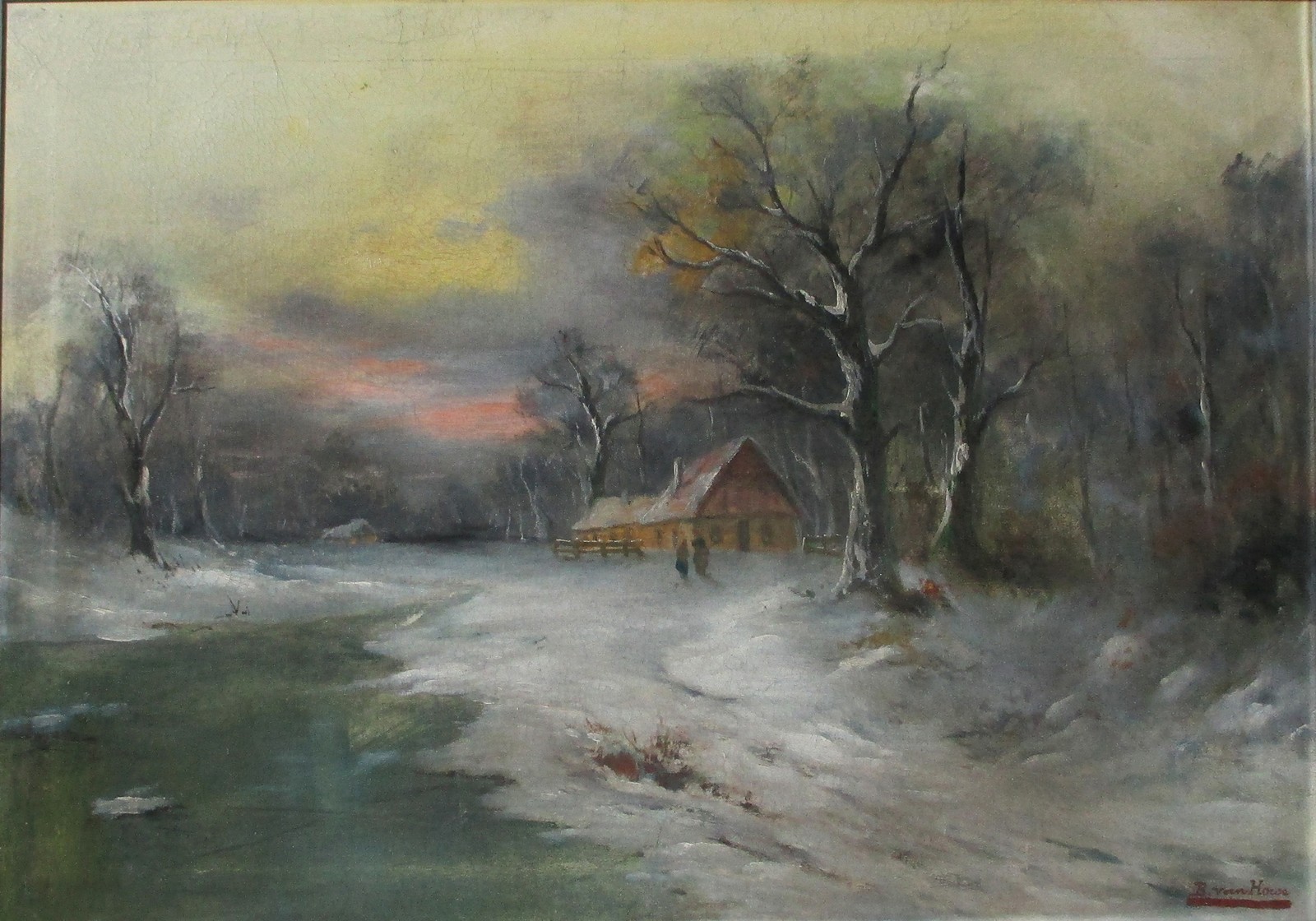 KAUFMANN Karl (B van HOWE) (1843 – 1905) - Zimní krajina