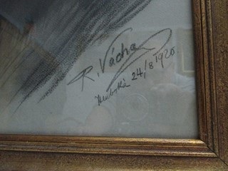 VÁCHA Rudolf (1860 – 1939) - Portrét šlechtičny (zámek Hluboká)