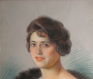 VÁCHA Rudolf (1860 – 1939) - Portrét šlechtičny (zámek Hluboká)