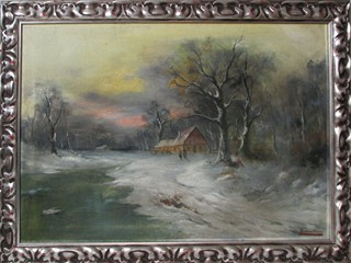 KAUFMANN Karl (B van HOWE) (1843 – 1905) - Zimní krajina