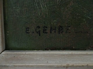 GEHBE Eduard (1845 – 1933) - Chlapec na dvorku
