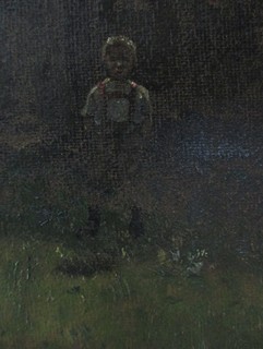 GEHBE Eduard (1845 – 1933) - Chlapec na dvorku