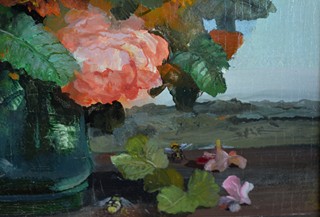KONEČNÝ Josef (1909 – 1989) - Honosná kytice v krajině