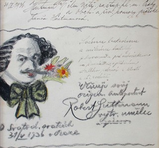 GUTTMANN Robert (1880 – 1942) - Vlastní portrét