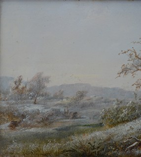 BÖHM Eduard (1830 – 1890) - Zimní krajina