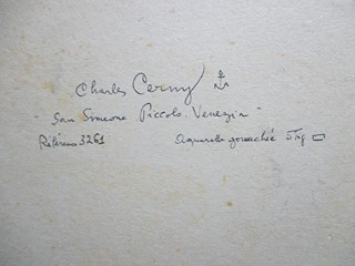 ČERNÝ Karel (CHARLES) (1892 – 1965) - Benátky