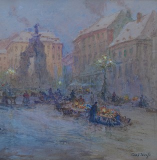 WEISS Carl (1860 – 1931) - Brno Zelný trh