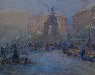 WEISS Carl (1860 – 1931) - Brno Zelný trh