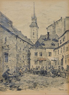 TRUPPE Karl (1887-1959) - Brno Římské náměstí