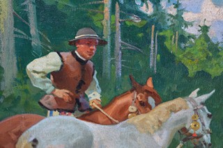 STUDENCKI Stanislaw (1900 - 1944) - Dívka a jezdec
