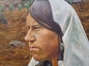 Šimon František Tavík - Cikánka na dvorku