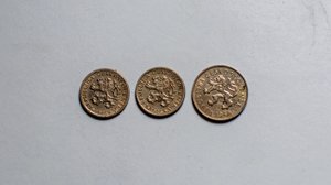 Sada 3 ks mincí - Československá republika