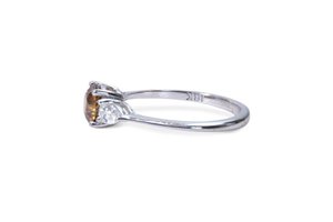 18 kt. Bílé zlato - Prsten - Diamant 0,88 ct