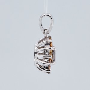 14 kt. Bílé zlato - Přívěsek - 0,40 ct diamant