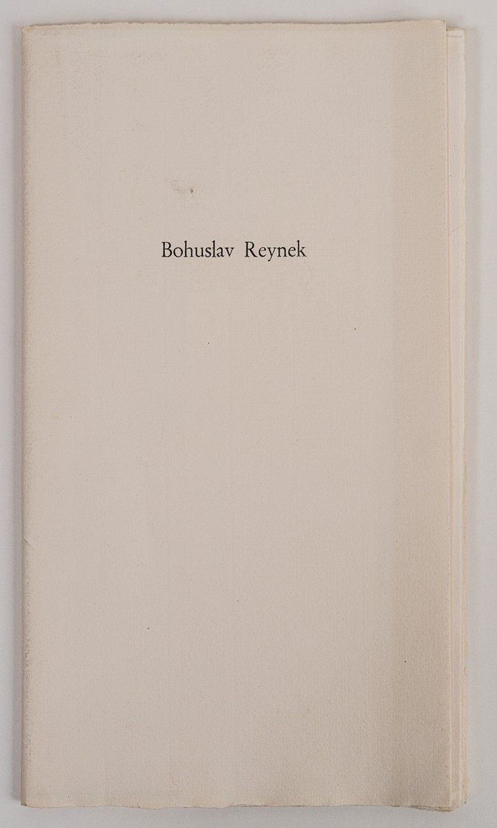 Bohuslav Reynek (1892 - 1971) - Odlet vlaštovek