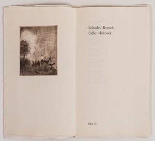 Bohuslav Reynek (1892 - 1971) - Odlet vlaštovek