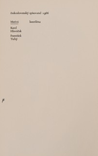 Karel Hlaváček (1874 - 1898) - Mstivá Kantiléna