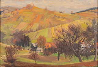 Karel Hofman (1906 - 1998) - Pohled do údolí