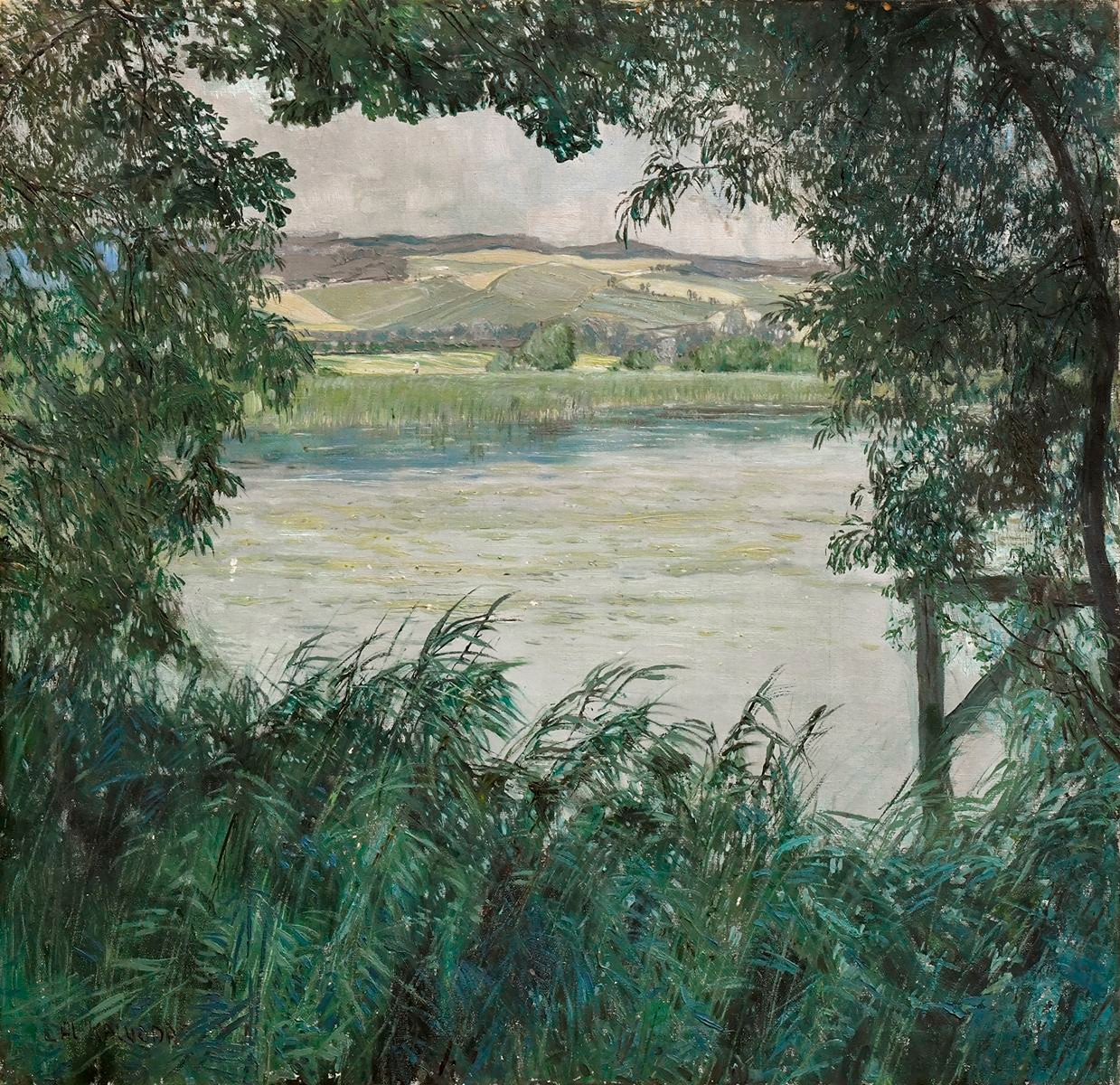 Kalvoda Alois (1875-1934) - Na břehu rybníka